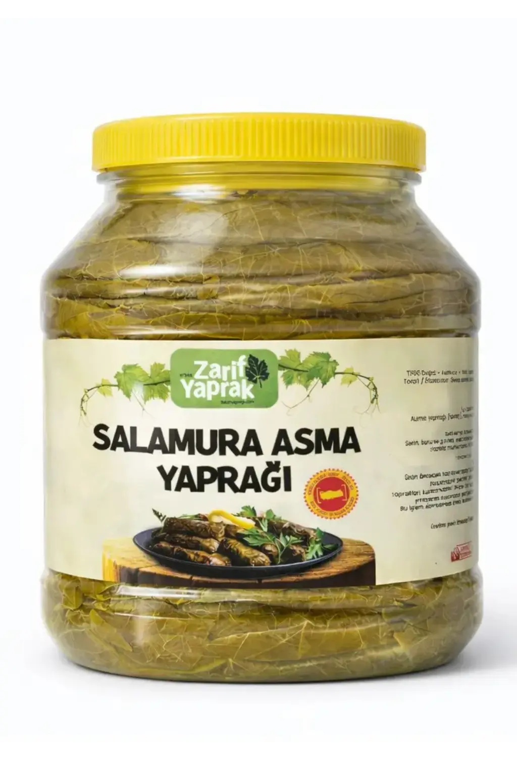 Tokat Erbaa salamura asma yaprağı 3 kg bidon Zarif Yaprak