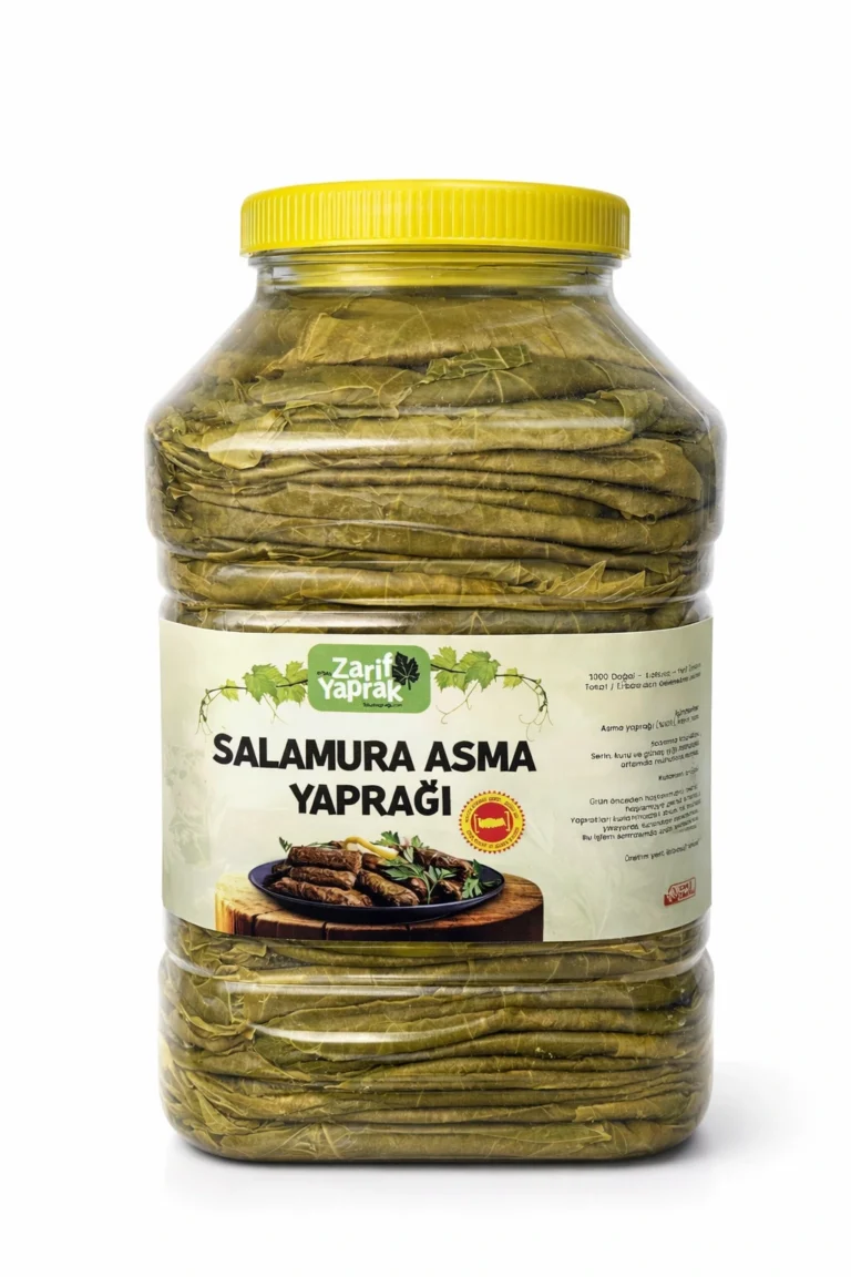 Tokat Erbaa salamura asma yaprağı 5 kg bidon Zarif Yaprak