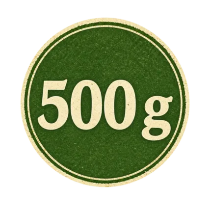 500-g Kuru çiçek bamya 500 g ürün seçeneği ağırlık rozeti